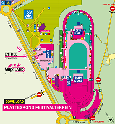 plattegrond Pinkpop