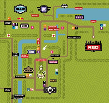 plattegrond Defqon.1 Festival