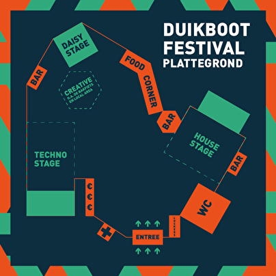 plattegrond Duikboot Festival