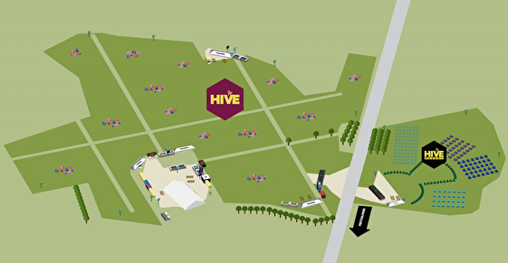 plattegrond Rock Werchter