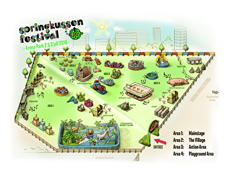 plattegrond Springkussen Festival