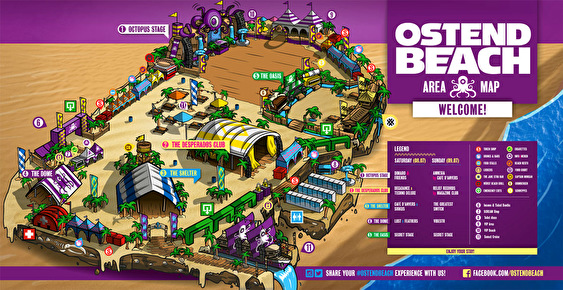 plattegrond Ostend Beach