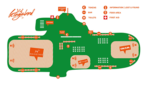 plattegrond Kingsland Festival