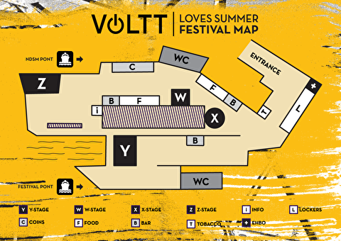 plattegrond VOLTT Loves Summer Festival
