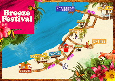 plattegrond Breeze Festival