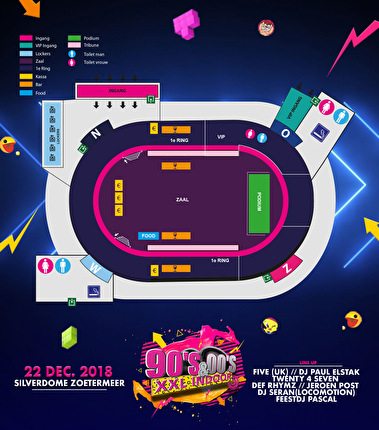 plattegrond 90's & 00's XXL Indoor