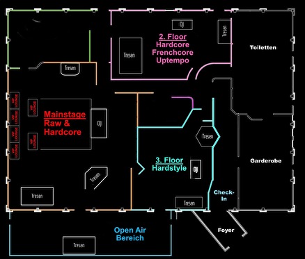 plattegrond The Raw District