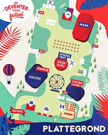 plattegrond Deventer Stadsfestival