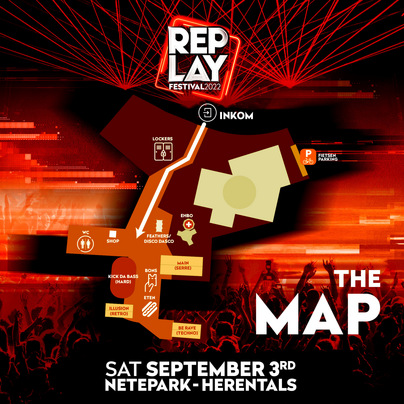 plattegrond Replay Festival