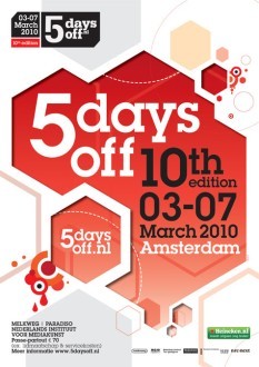 Openingsavond 5 days off in de Melkweg vol disco, house en techhouse