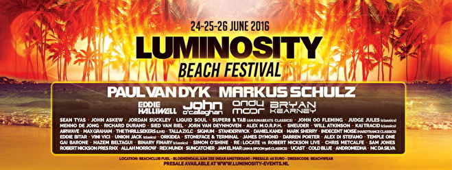 Luminosity Beach Festival 2016 breidt uit met tweede mainstage