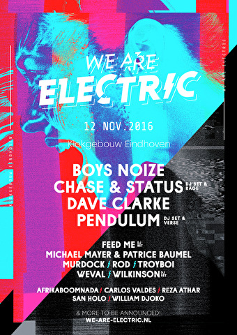 Boys Noize en meer nieuwe acts voor We Are Electric Klokgebouw