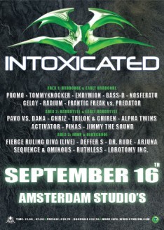 Intoxicated – Time-table en overige info