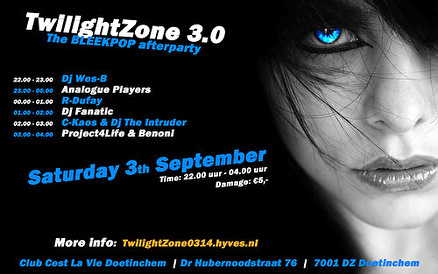 Twilightzone 3.0 The Bleekpop Afterparty