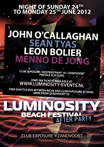 Luminosity Beach Festival Afterparty