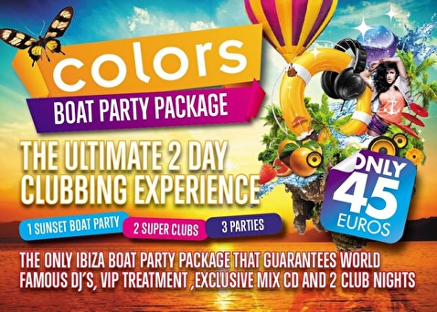 Colors Boat Party Ibiza