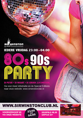 80's & 90's Party Sir Winston