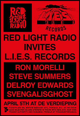 Colors & Redlight Radio Invites L.I.E.S. Records