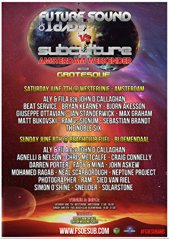 Future Sound of Egypt vs Subculture Weekender