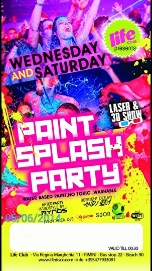 Paint Splash Party