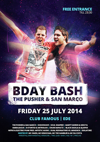 The Pusher & San Marco's B-Day Bash 2014