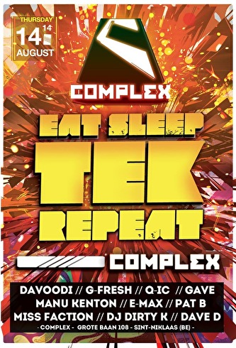 Eat sleep tek repeat