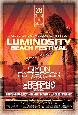 Luminosity Beach Festival Official Afterparty