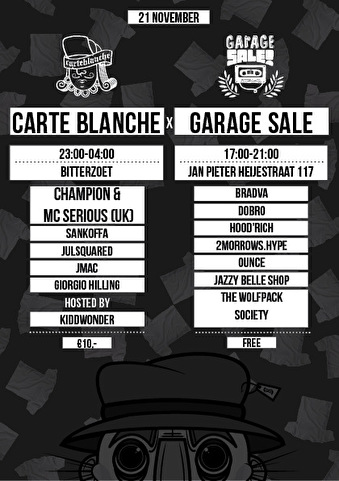 Carte Blanche × Garage Sale