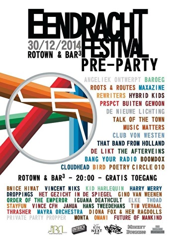 Pre Party Eendracht Festival 5.0