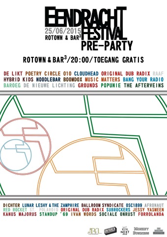 Pre Party Eendracht Festival 6.0