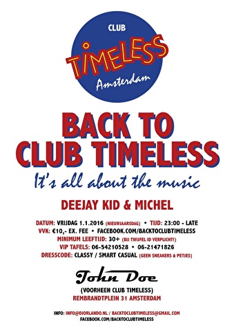 Back To Club Timeless