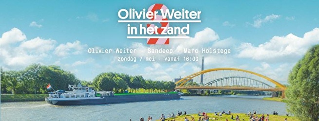 Olivier Weiter in het zand