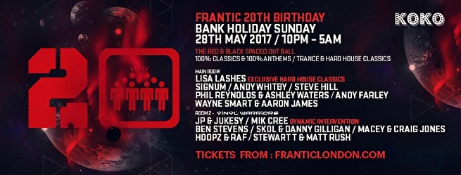 Frantic 20th Birthday