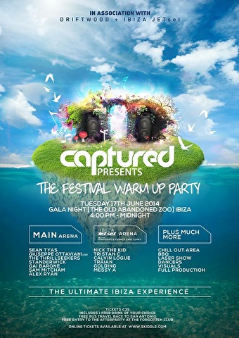 Captured Festival Warm Up Party