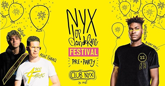 Pre-party NyX op Donderdag
