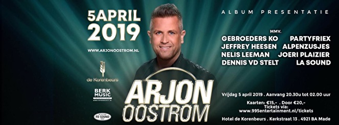 Album Presentatie - Arjon Oostrom