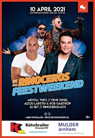 Rinoceros Feestweekend