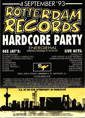 Rotterdam Records Hardcore Party