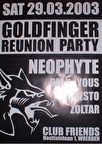 Goldfinger Reunion Party