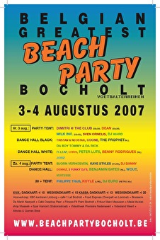 Belgian greatest beach party