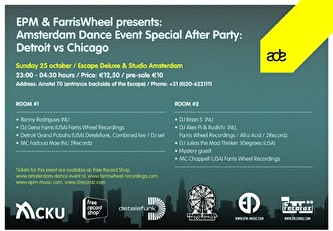 Detroit vs Chicago ADE Special Afterparty