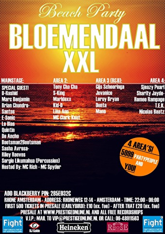 Beach Party Bloemendaal XXL