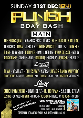 Punish B-Day Bash