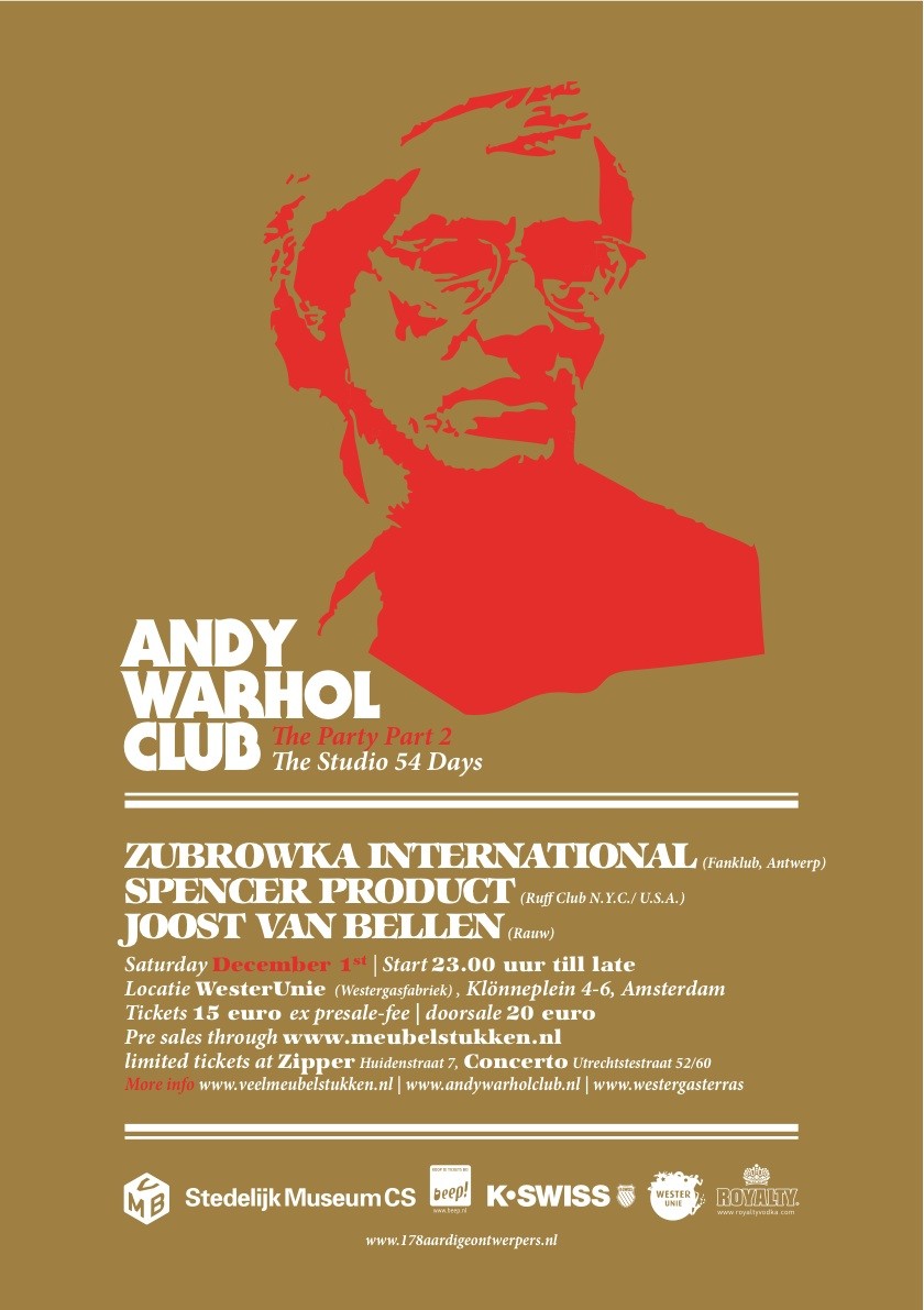Andy Warhol Club as. zaterdag