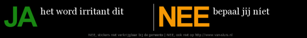 [img width=600 height=75 cacheid=001098d6002da4d97dc5deca1a028389c5]http://www.van-sluis.nl/sticker/sticker.php?jl=het+word+irritant+dit&jr=&nl=&nr=bepaal+jij+niet&small=1[/img]