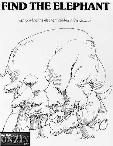 [img width=372 height=480 cacheid=0014eb3f000cbaef2ec140511e00007bb3]http://www.onzin.nl/3991/pictures/find_the_elephant.jpg[/img]