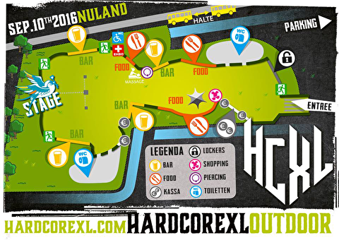 plattegrond Hardcore XL