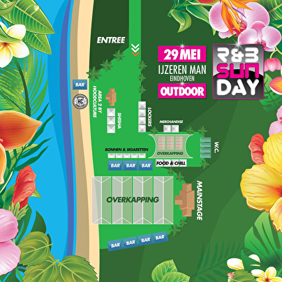 plattegrond R&B Sunday Outdoor