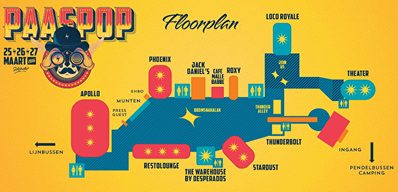 plattegrond Paaspop