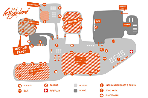 plattegrond Kingsland Festival